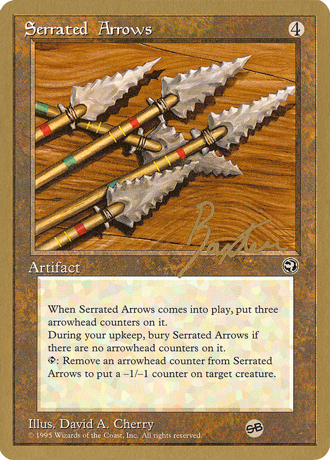 Serrated Arrows (George Baxter) (SB) [Pro Tour Collector Set] | Good Games Modbury