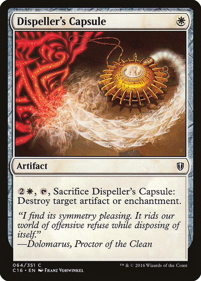 Dispeller's Capsule [Commander 2016] | Good Games Modbury