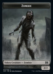 Zombie // Treasure Double-Sided Token [Double Masters 2022 Tokens] | Good Games Modbury