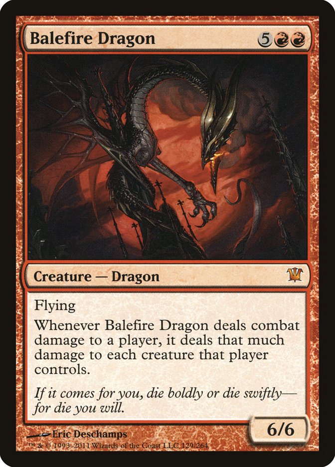 Balefire Dragon [Innistrad] | Good Games Modbury