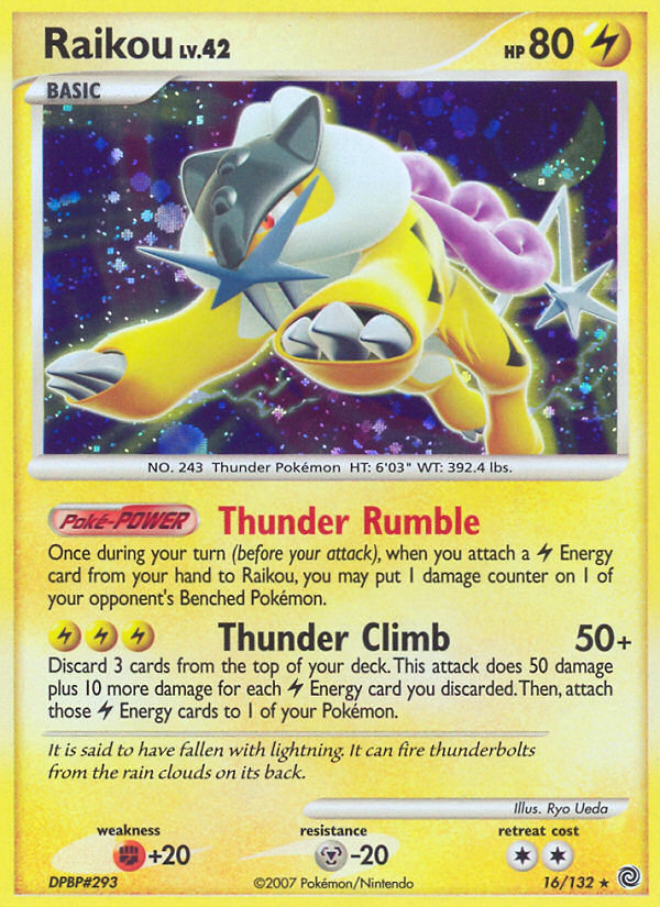 Raikou (16/132) [Diamond & Pearl: Secret Wonders] | Good Games Modbury