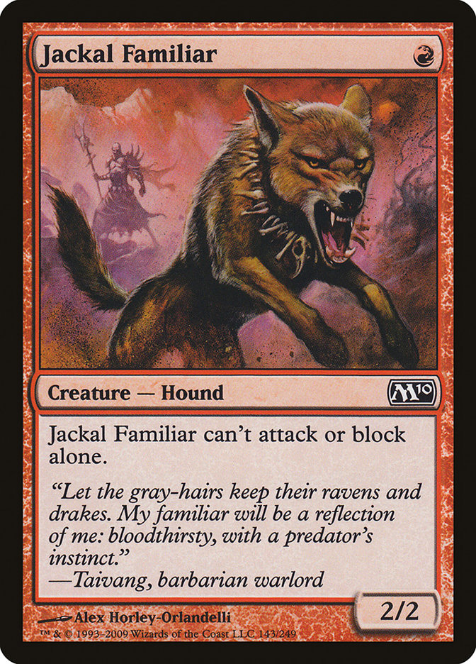 Jackal Familiar [Magic 2010] | Good Games Modbury