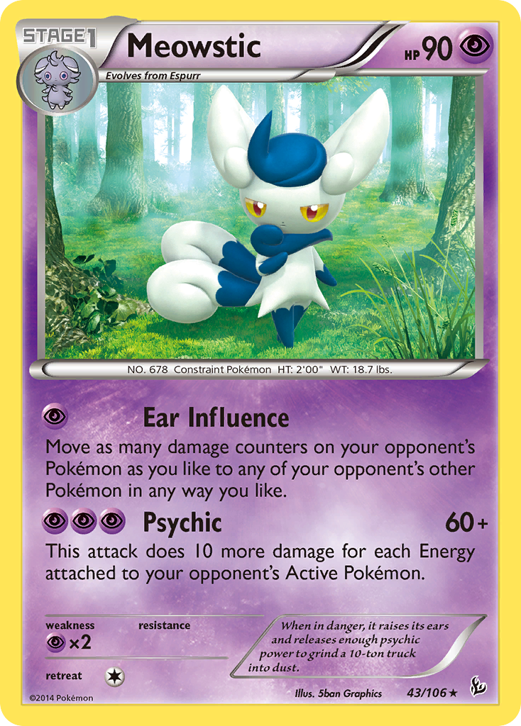 Meowstic (43/106) [XY: Flashfire] | Good Games Modbury