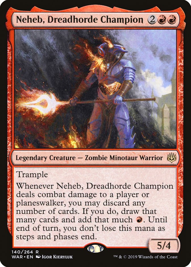 Neheb, Dreadhorde Champion [War of the Spark] | Good Games Modbury