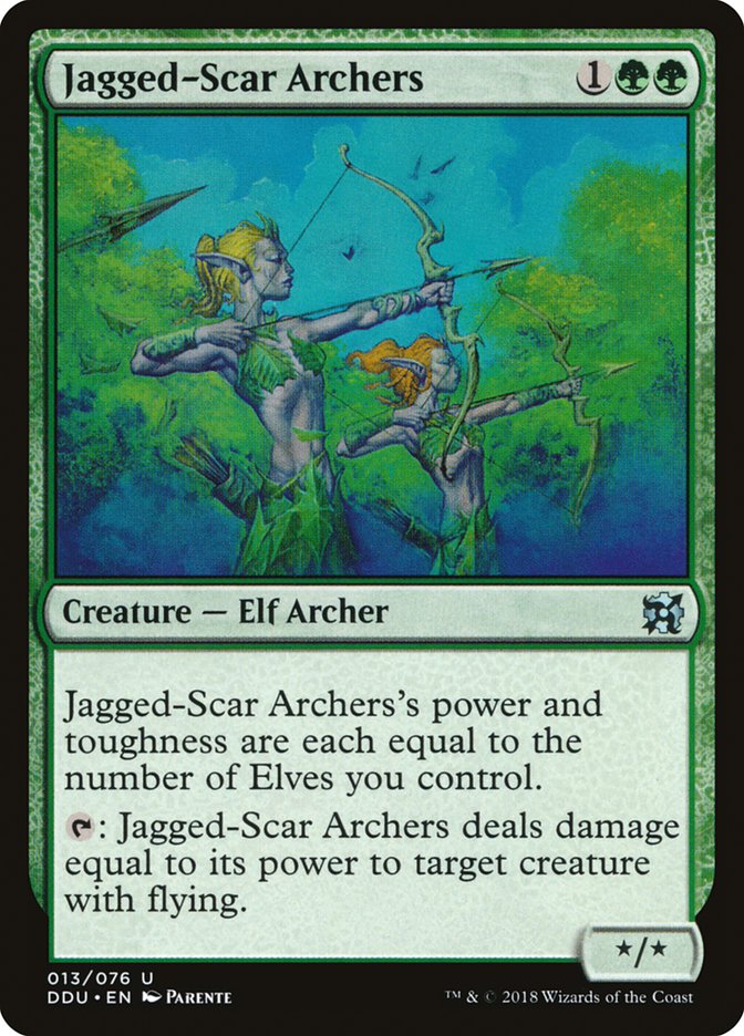 Jagged-Scar Archers [Duel Decks: Elves vs. Inventors] | Good Games Modbury