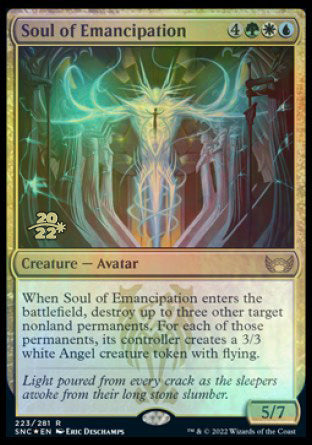 Soul of Emancipation [Streets of New Capenna Prerelease Promos] | Good Games Modbury