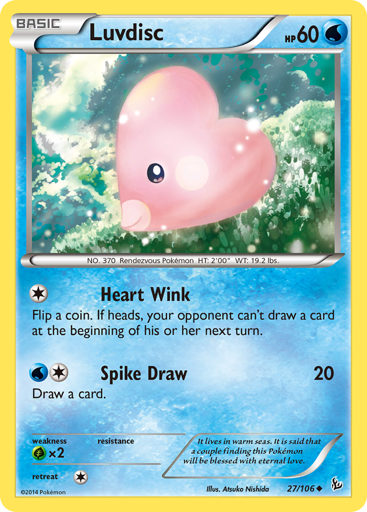 Luvdisc (27/106) [XY: Flashfire] | Good Games Modbury
