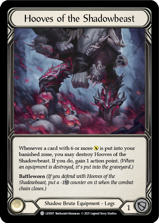 Hooves of the Shadowbeast [LEV007] (Monarch Levia Blitz Deck) | Good Games Modbury
