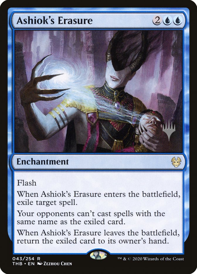 Ashiok's Erasure (Promo Pack) [Theros Beyond Death Promos] | Good Games Modbury