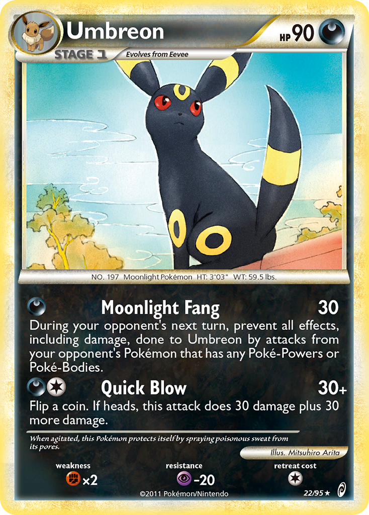 Umbreon (22/95) [HeartGold & SoulSilver: Call of Legends] | Good Games Modbury