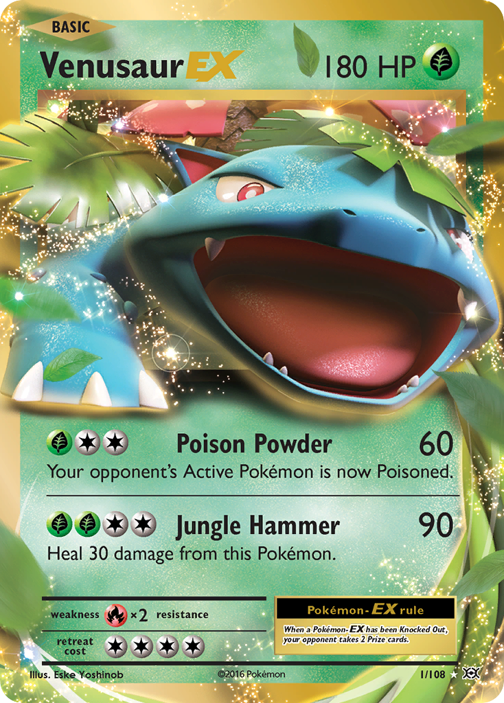 Venusaur EX (1/108) [XY: Evolutions] | Good Games Modbury