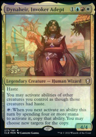 Dynaheir, Invoker Adept [Commander Legends: Battle for Baldur's Gate Prerelease Promos] | Good Games Modbury