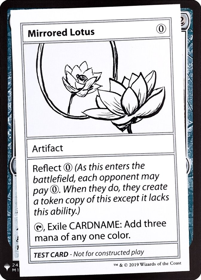Mirrored Lotus [Mystery Booster Playtest Cards] | Good Games Modbury
