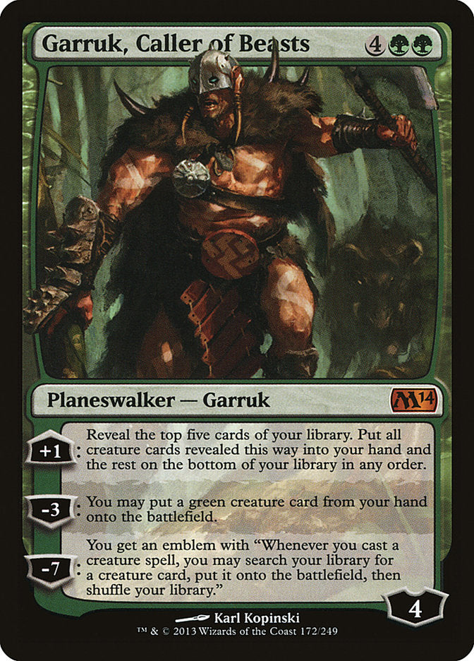 Garruk, Caller of Beasts [Magic 2014] | Good Games Modbury