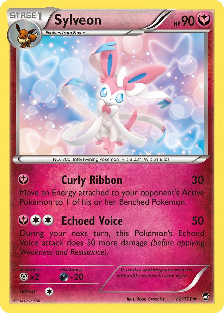 Sylveon (72/111) (Theme Deck Exclusive) [XY: Furious Fists] | Good Games Modbury