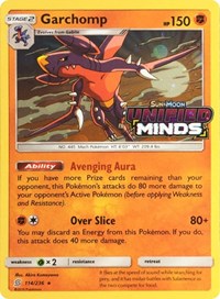 Garchomp (114/236) (Cosmos Holo) [Sun & Moon: Unified Minds] | Good Games Modbury