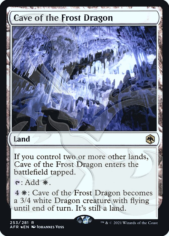 Cave of the Frost Dragon (Ampersand Promo) [Dungeons & Dragons: Adventures in the Forgotten Realms Promos] | Good Games Modbury