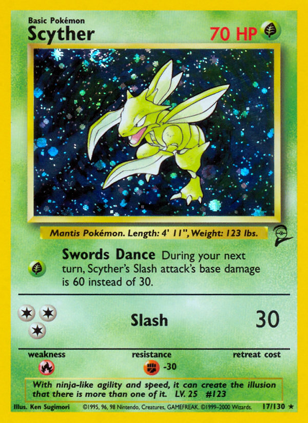 Scyther (17/130) [Base Set 2] | Good Games Modbury