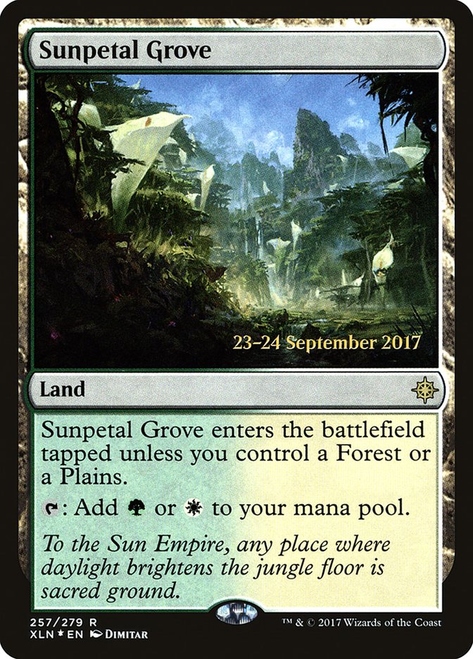 Sunpetal Grove [Ixalan Prerelease Promos] | Good Games Modbury