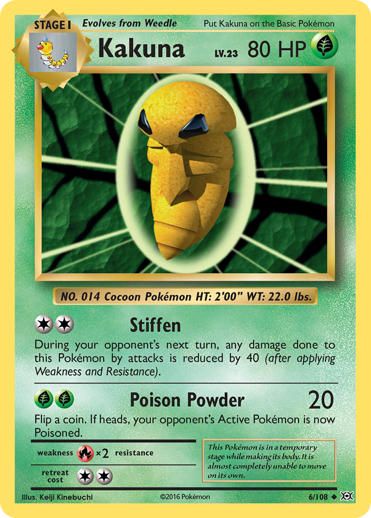 Kakuna (6/108) [XY: Evolutions] | Good Games Modbury