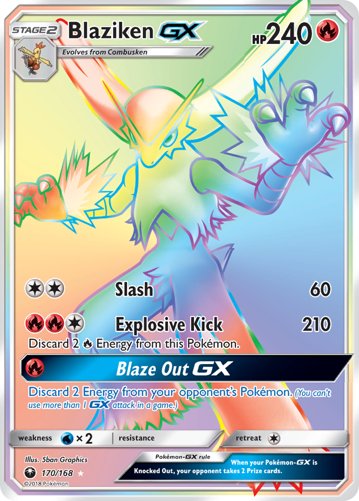 Blaziken GX (170/168) [Sun & Moon: Celestial Storm] | Good Games Modbury