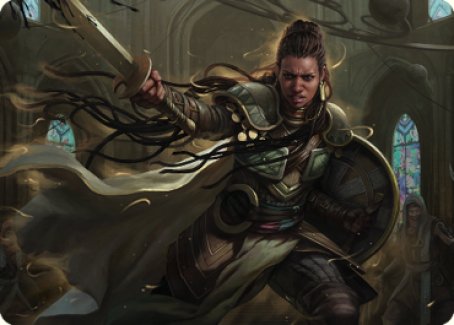 Shanna, Purifying Blade Art Card 1 [Dominaria United Art Series] | Good Games Modbury