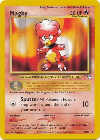 Magby (23/111) [Neo Genesis Unlimited] | Good Games Modbury