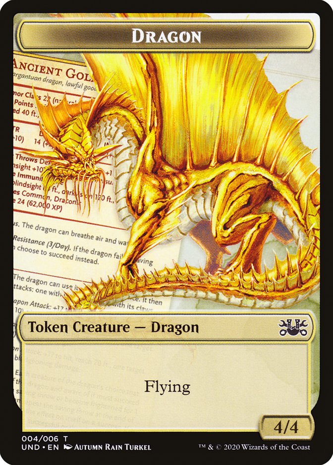 Beeble // Dragon Double-Sided Token [Unsanctioned Tokens] | Good Games Modbury