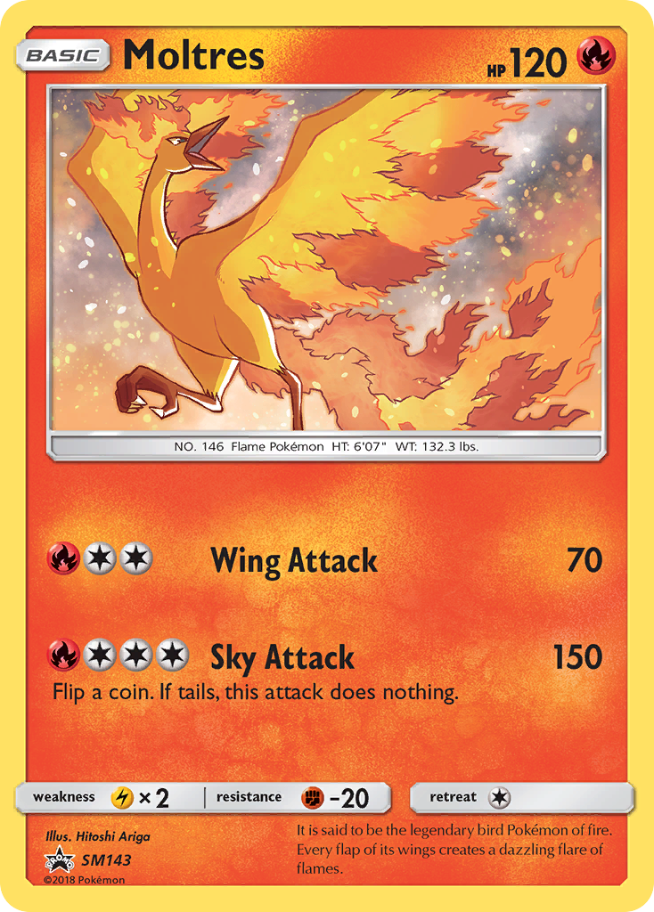 Moltres (SM143) [Sun & Moon: Black Star Promos] | Good Games Modbury