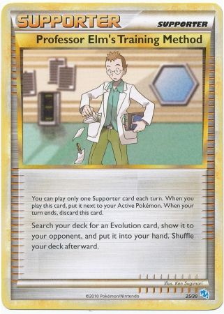 Professor Elm's Training Method (25/30) [HeartGold & SoulSilver: Trainer Kit - Gyarados] | Good Games Modbury