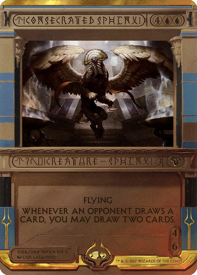 Consecrated Sphinx (Invocation) [Amonkhet Invocations] | Good Games Modbury