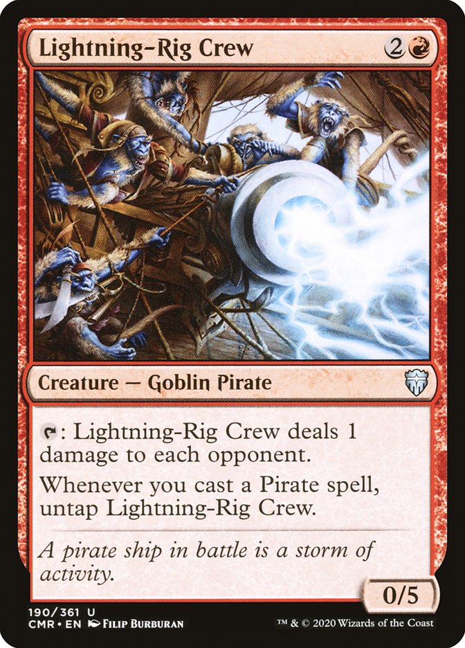 Lightning-Rig Crew [Commander Legends] | Good Games Modbury