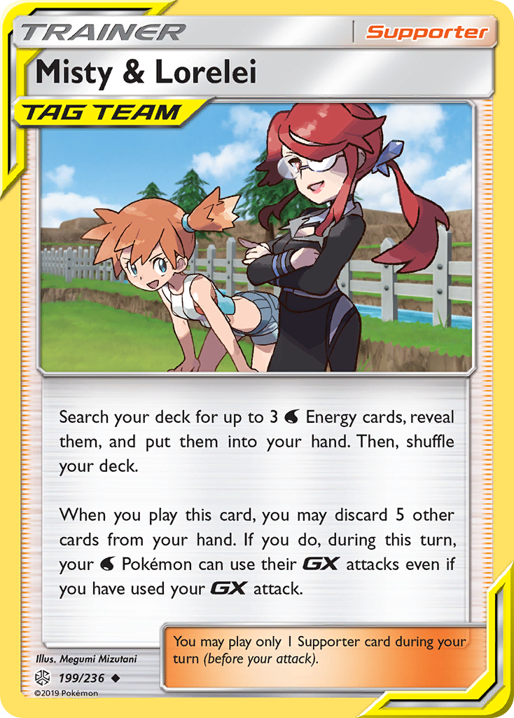 Misty & Lorelei (199/236) [Sun & Moon: Cosmic Eclipse] | Good Games Modbury