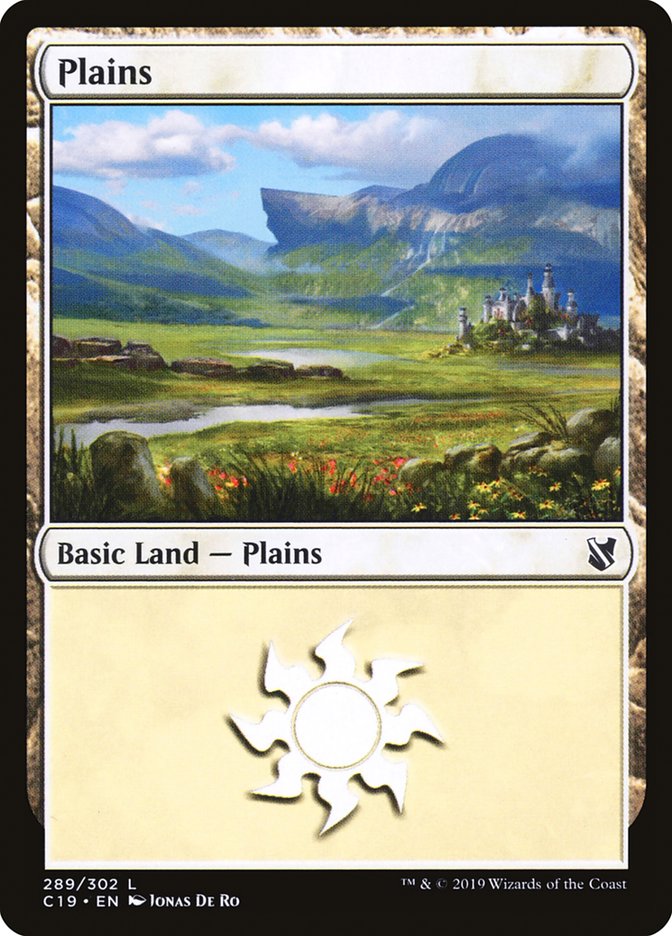 Plains (289) [Commander 2019] | Good Games Modbury