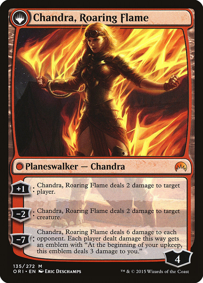 Chandra, Fire of Kaladesh // Chandra, Roaring Flame [Magic Origins] | Good Games Modbury