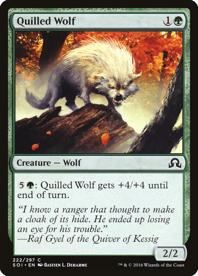 Quilled Wolf [Shadows over Innistrad] | Good Games Modbury