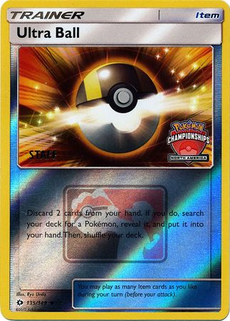 Ultra Ball (135/149) (NA Championship Promo Staff) [Sun & Moon: Base Set] | Good Games Modbury