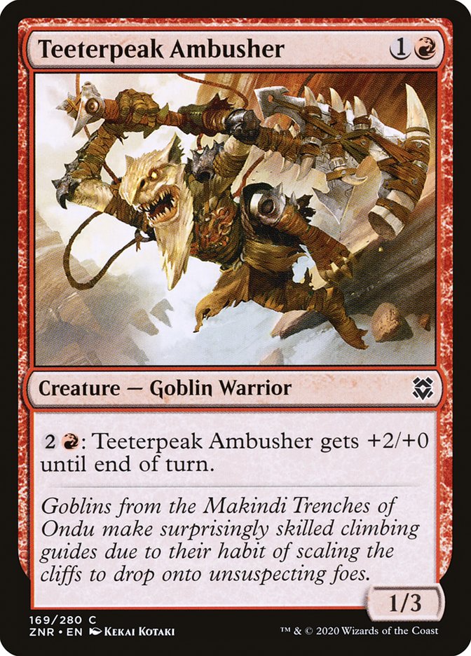 Teeterpeak Ambusher [Zendikar Rising] | Good Games Modbury