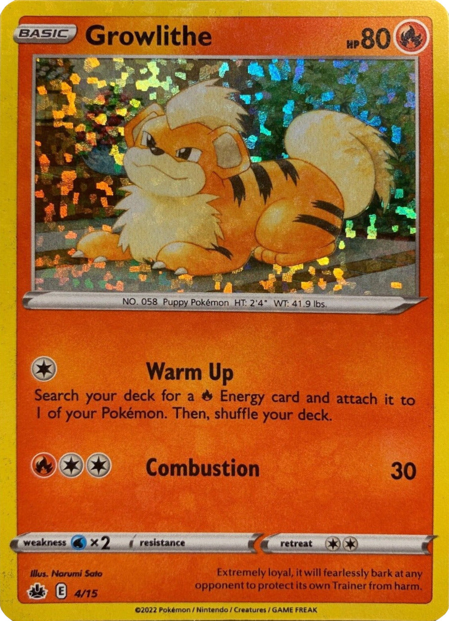 Growlithe (4/15) [McDonald's Promos: Match Battle] | Good Games Modbury