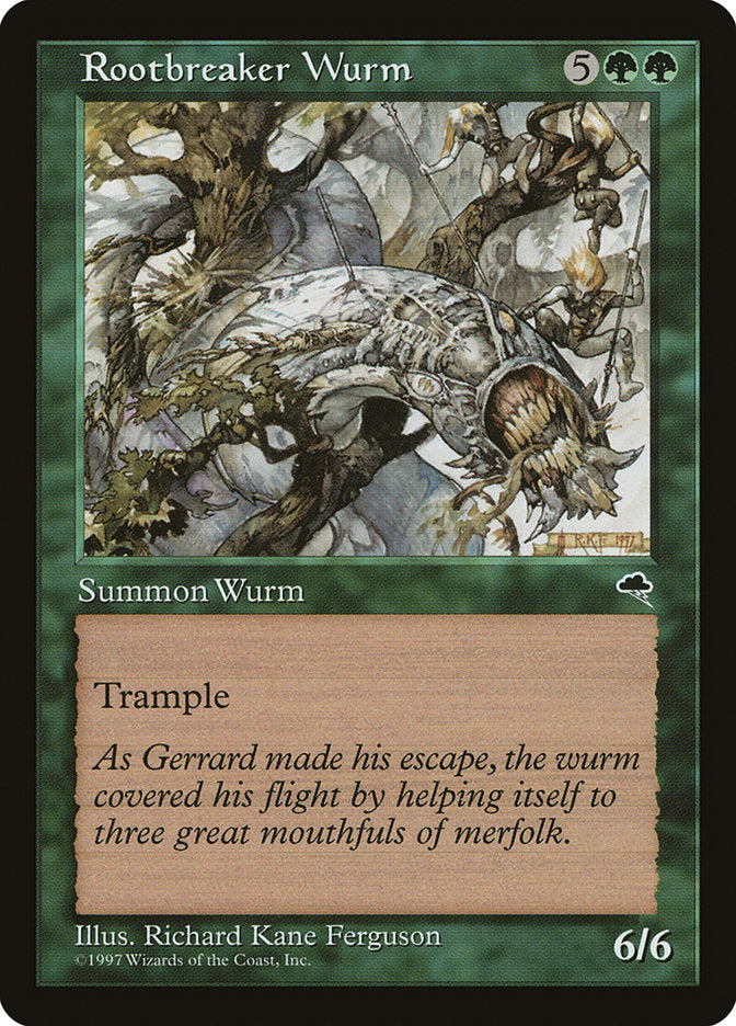 Rootbreaker Wurm [Tempest] | Good Games Modbury