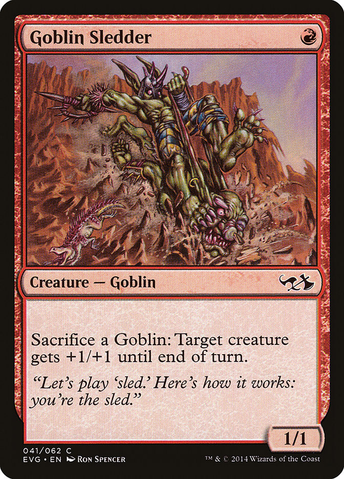 Goblin Sledder (Elves vs. Goblins) [Duel Decks Anthology] | Good Games Modbury