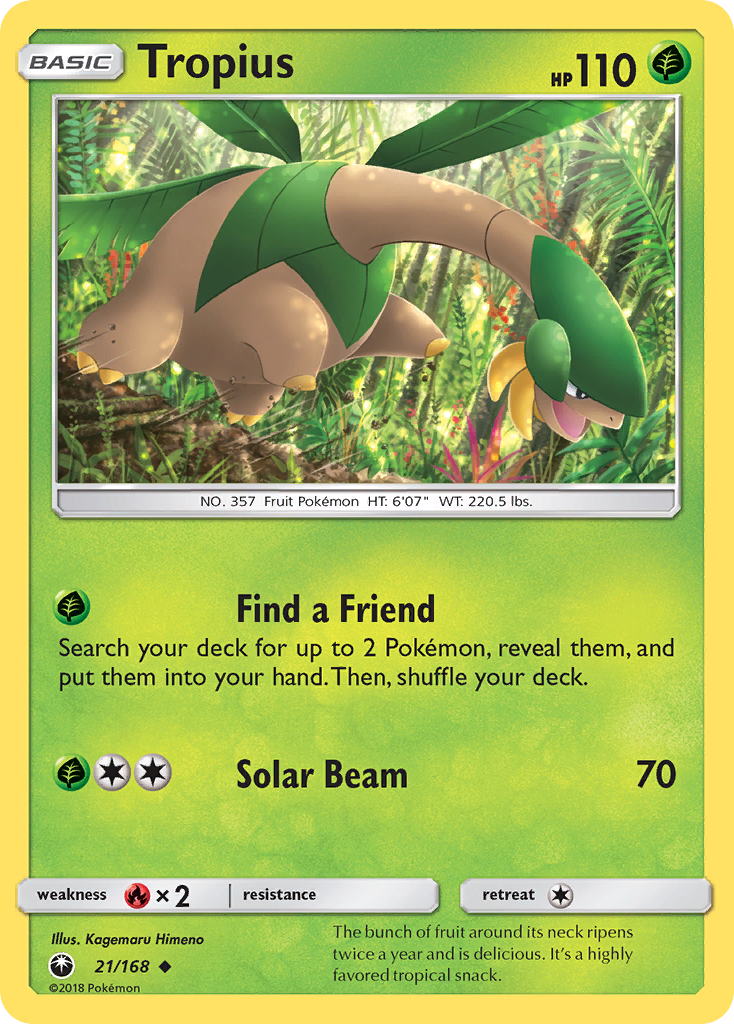 Tropius (21/168) [Sun & Moon: Celestial Storm] | Good Games Modbury