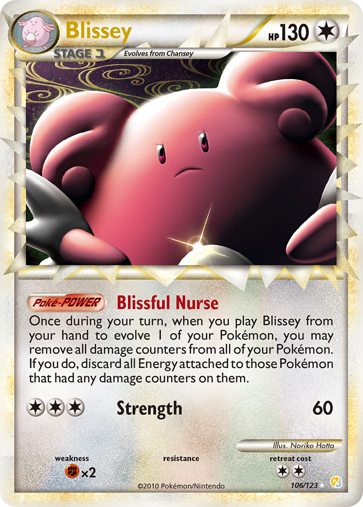 Blissey (106/123) [HeartGold & SoulSilver: Base Set] | Good Games Modbury