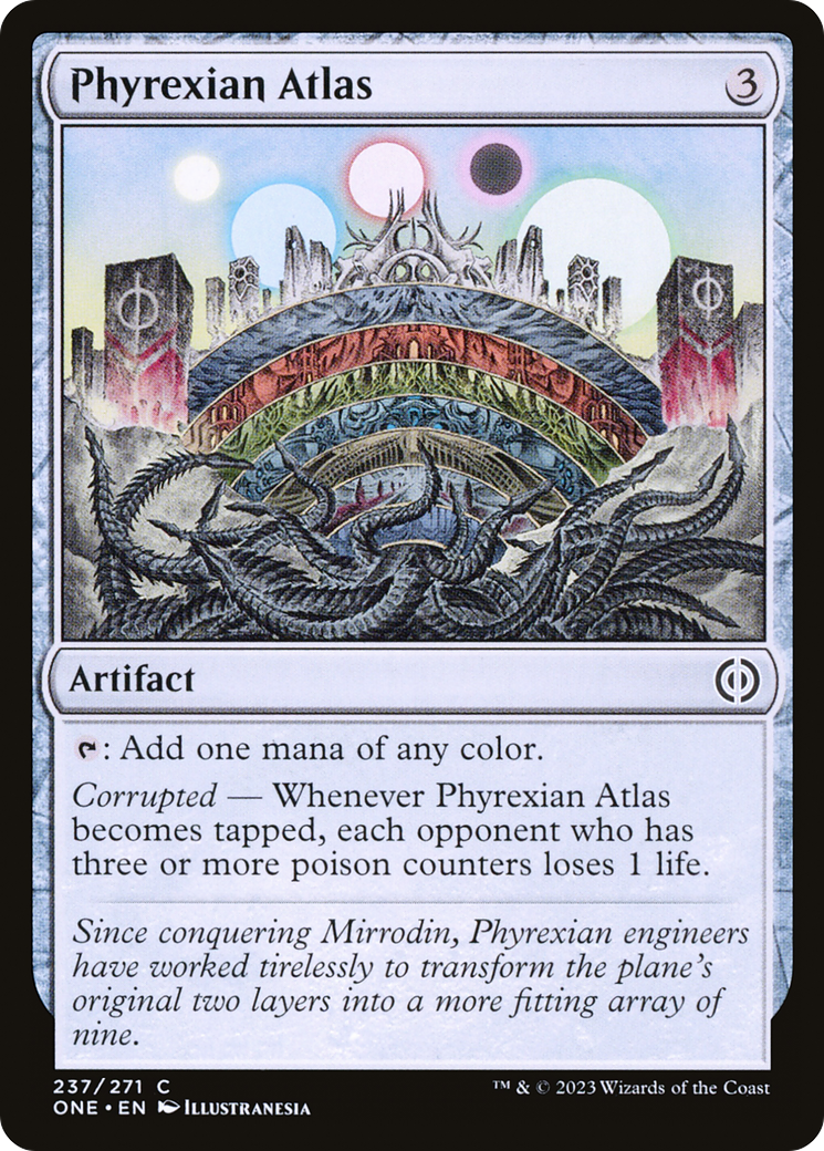 Phyrexian Atlas [Phyrexia: All Will Be One] | Good Games Modbury