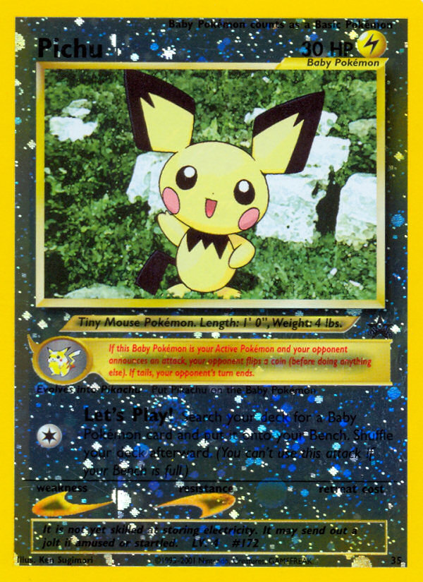 Pichu (35) [Wizards of the Coast: Black Star Promos] | Good Games Modbury