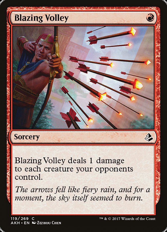 Blazing Volley [Amonkhet] | Good Games Modbury