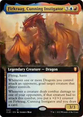 Firkraag, Cunning Instigator (Extended Art) [Commander Legends: Battle for Baldur's Gate] | Good Games Modbury