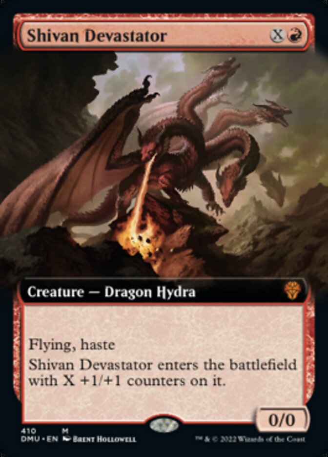 Shivan Devastator (Extended Art) [Dominaria United] | Good Games Modbury