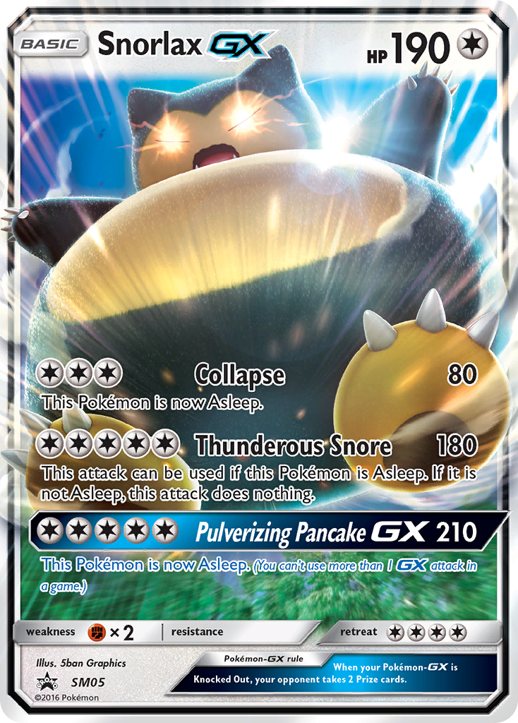 Snorlax GX (SM05) [Sun & Moon: Black Star Promos] | Good Games Modbury