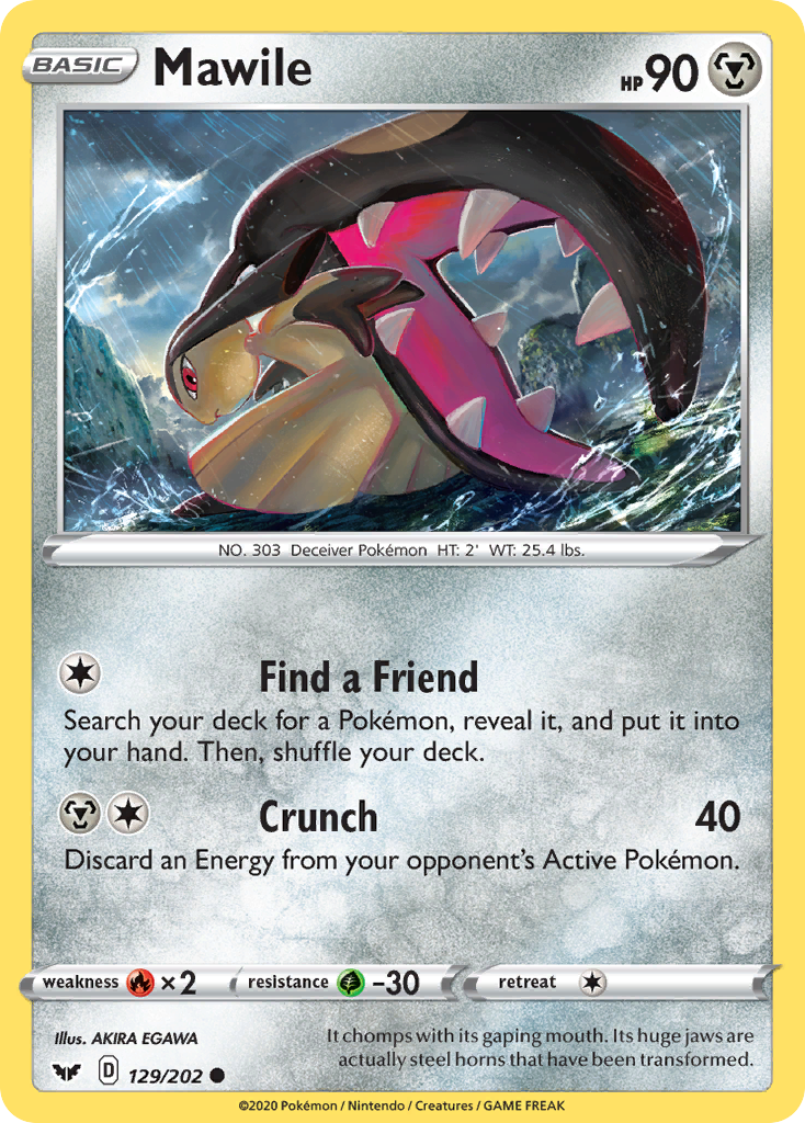 Mawile (129/202) [Sword & Shield: Base Set] | Good Games Modbury